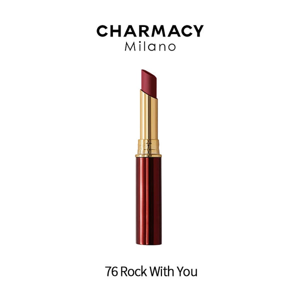 CHARMACY New Colors Waterproof Velvet Lipstick Easy To Wear Water-resistant Lip Stick Long-Lasting Matte Lip Makeup Cosmetic NoirKiss