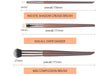 OVW Makeup Brushes Set Beauty Puff Sponge Egg Powder Kabuki Blush Concealer Eye Shadow Makeup Brush Kit NoirKiss