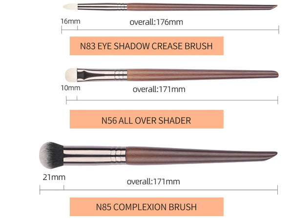 OVW Makeup Brushes Set Beauty Puff Sponge Egg Powder Kabuki Blush Concealer Eye Shadow Makeup Brush Kit NoirKiss