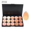 15 Colors Face Concealer Camouflage Cream Contour Palette Maquillaje Profesional Foundation Paleta Concealer NoirKiss