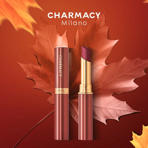 CHARMACY New Colors Waterproof Velvet Lipstick Easy To Wear Water-resistant Lip Stick Long-Lasting Matte Lip Makeup Cosmetic NoirKiss