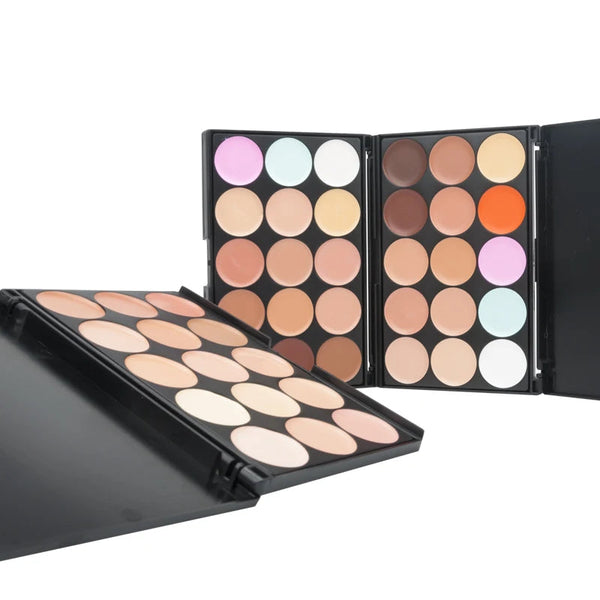 15 Colors Face Concealer Camouflage Cream Contour Palette Maquillaje Profesional Foundation Paleta Concealer NoirKiss