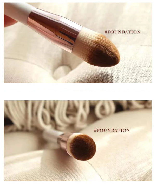 Loose Powder Concealer Foundation Brush BB Cream Face Makeup Brushes Tools Professional Beauty Cosmetics Brochas Natural Hair NoirKiss