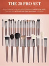 OVW Makeup Brushes Set Beauty Puff Sponge Egg Powder Kabuki Blush Concealer Eye Shadow Makeup Brush Kit NoirKiss