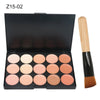 15 Colors Face Concealer Camouflage Cream Contour Palette Maquillaje Profesional Foundation Paleta Concealer NoirKiss