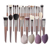 OVW Makeup Brushes Set Beauty Puff Sponge Egg Powder Kabuki Blush Concealer Eye Shadow Makeup Brush Kit NoirKiss
