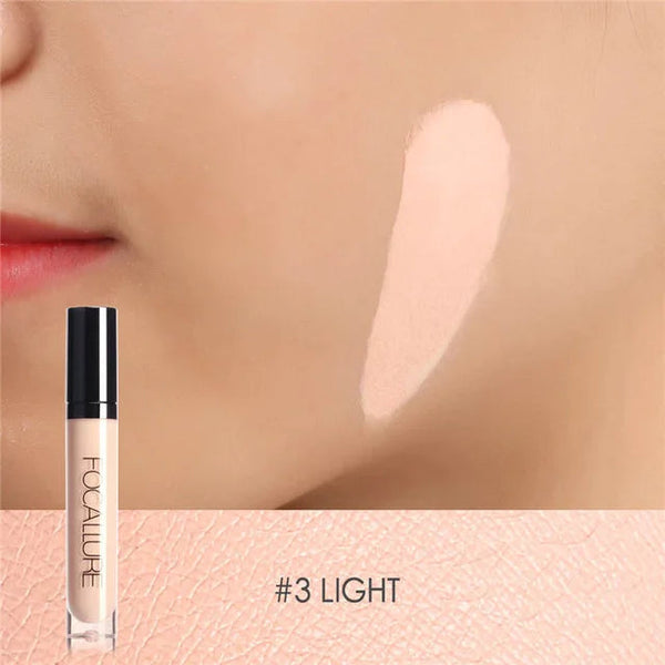 Wholesale FOCALLURE 7 Colors Face Concealer Waterproof Full Coverage Moisturizing Smooth Liquid Foundation Makeup Cosmetics NoirKiss