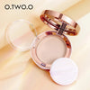 O.TWO.O Face Setting Powder Super Fine Powder Texture Oil-Control 3 Colors Matte Smooth Finish Concealer Makeup Pressed Powder NoirKiss