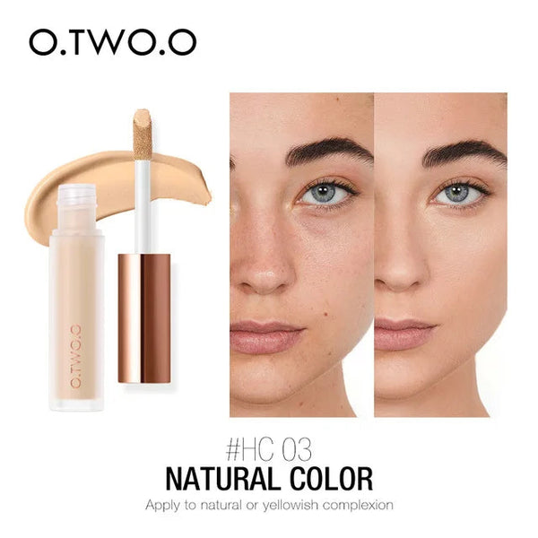 O.TWO.O Makeup Face Concealer Full Coverage Long Lasting Waterproof Liquid Base Eye Dark Circles Concealer NoirKiss