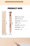 4-in-1 Waterproof Cosmetic Pencil Multi-Function Beauty Glazed Eyeliner Brow Lip Highlighter Pen NoirKiss