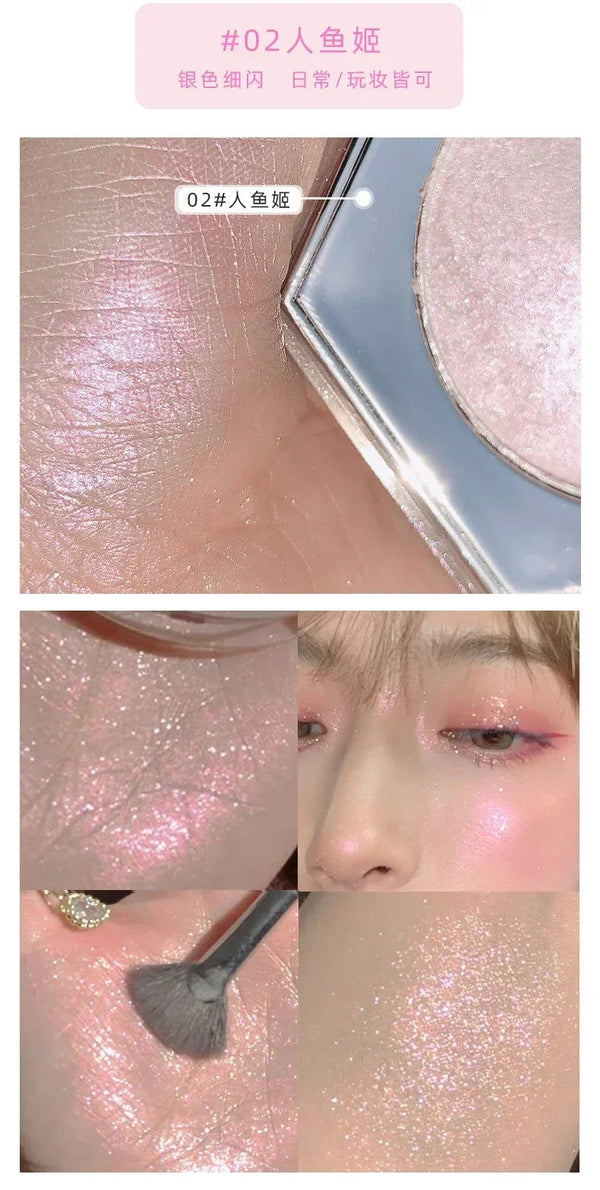 Diamond High Gloss Powder Matte Contour Palette Natural Pearlescent Brightening Shimming Glitter For Face Body Makeup Cosmetics NoirKiss