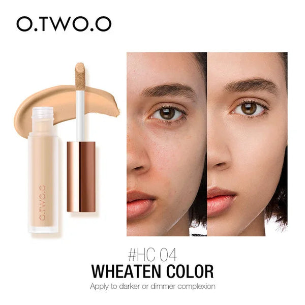 O.TWO.O Makeup Face Concealer Full Coverage Long Lasting Waterproof Liquid Base Eye Dark Circles Concealer NoirKiss