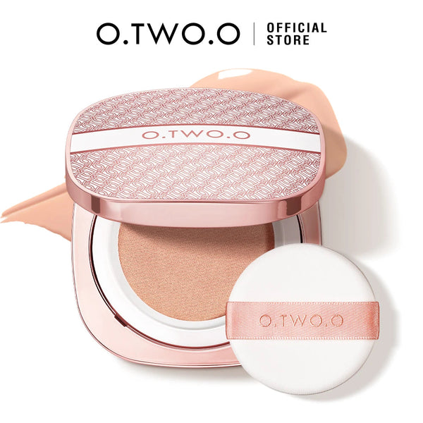 O.TWO.O Air Cushion BB Cream Matte Finish Waterproof Non-stick Long-lasting Oil-control Cushion Compact With Puff Face Makeup NoirKiss