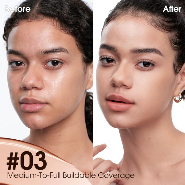 O.TWO.O Air Cushion BB Cream Matte Finish Waterproof Non-stick Long-lasting Oil-control Cushion Compact With Puff Face Makeup NoirKiss