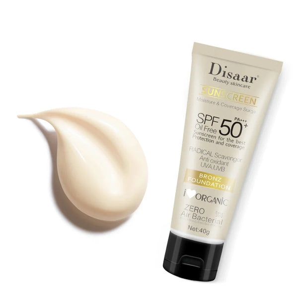 Disaar Facial Body Sunscreen Whitening Cream Sunblock Skin Protective Cream Anti-Aging Oil-control Moisturizing SPF 50 Face Skin NoirKiss