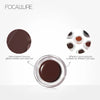 Focallure Eyebrow Gel Waterproof Liquid Eyebrow Cream Eye Cosmetics Long Lasting Eye Brow Makeup Set Plus Brush NoirKiss