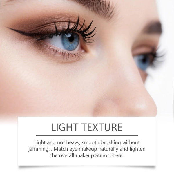 Zephoco Lengthening Eyelash Mascara Vitamin E Eyelash Extensions Waterproof and Sweat Proof Makeup Volume Eyelash Mascara 3.2g NoirKiss