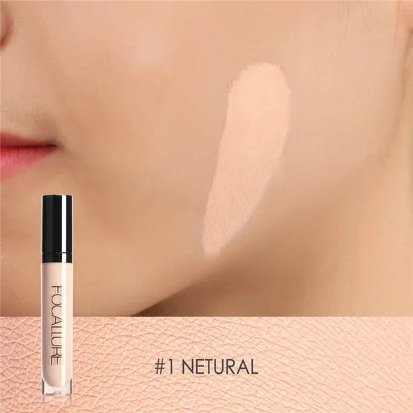 Wholesale FOCALLURE 7 Colors Face Concealer Waterproof Full Coverage Moisturizing Smooth Liquid Foundation Makeup Cosmetics NoirKiss