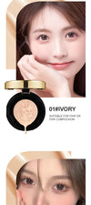 Ocheal BB Cream Air Cushion Whitening Fuller Coverage Waterproof Long-lasting Concealer Cushion Compact With Puff Face Makeup NoirKiss