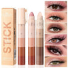 New 5 in 1 Eyeshadow Pencil Waterproof Highly Pigmented Eyeshadow Crayon Long Lasting Moisturizing Eyeshadow Stick Women NoirKiss