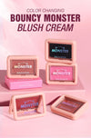 BANXEER Blush Cream Face Blusher 5 Colors Ever-changing Matte Shimmer Waterproof Long-lasting 3 IN 1 Multi-use Blush Face Makeup NoirKiss