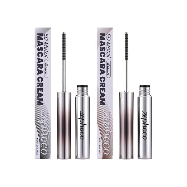 Zephoco Lengthening Eyelash Mascara Vitamin E Eyelash Extensions Waterproof and Sweat Proof Makeup Volume Eyelash Mascara 3.2g NoirKiss