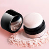 Portable Loose Powder Box With Mirror Travel Powder Case With Mushroom Sponge Puff Cosmetic Case Blusher Powder Jar Container NoirKiss