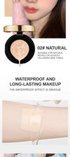 Ocheal BB Cream Air Cushion Whitening Fuller Coverage Waterproof Long-lasting Concealer Cushion Compact With Puff Face Makeup NoirKiss