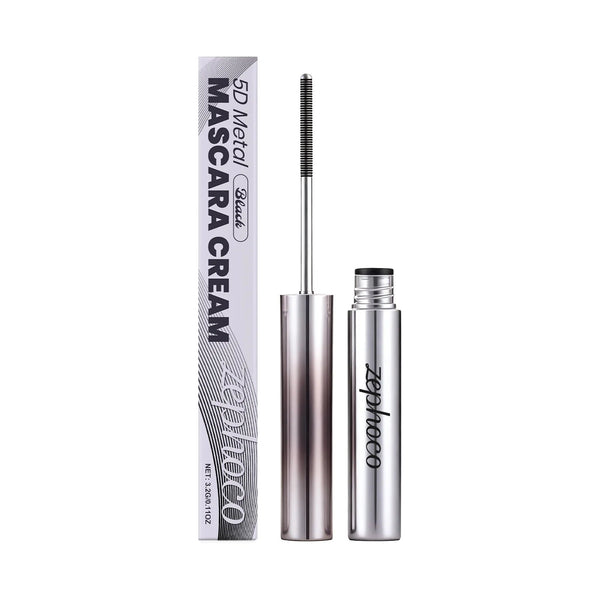 Zephoco Lengthening Eyelash Mascara Vitamin E Eyelash Extensions Waterproof and Sweat Proof Makeup Volume Eyelash Mascara 3.2g NoirKiss