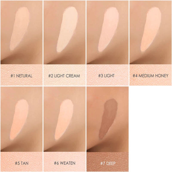 Wholesale FOCALLURE 7 Colors Face Concealer Waterproof Full Coverage Moisturizing Smooth Liquid Foundation Makeup Cosmetics NoirKiss