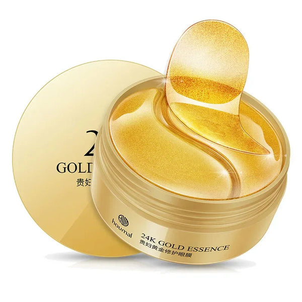 Skincare Products 24K Gold Hyaluronic Acid Eye Mask Remove Dark Eye Circles Collagen Eye Patches Korean Face Care Product NoirKiss