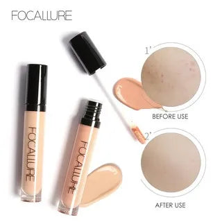Wholesale FOCALLURE 7 Colors Face Concealer Waterproof Full Coverage Moisturizing Smooth Liquid Foundation Makeup Cosmetics NoirKiss