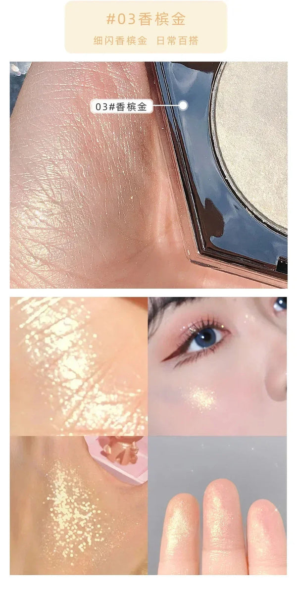 Diamond High Gloss Powder Matte Contour Palette Natural Pearlescent Brightening Shimming Glitter For Face Body Makeup Cosmetics NoirKiss