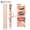 4-in-1 Waterproof Cosmetic Pencil Multi-Function Beauty Glazed Eyeliner Brow Lip Highlighter Pen NoirKiss