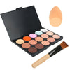 15 Colors Face Concealer Camouflage Cream Contour Palette Maquillaje Profesional Foundation Paleta Concealer NoirKiss