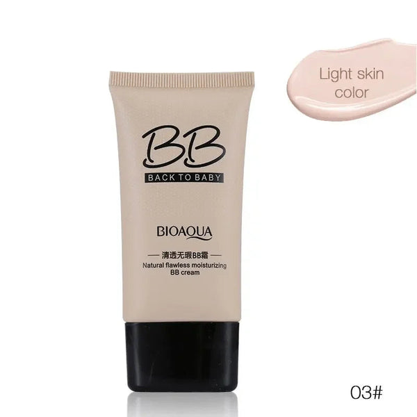 BIOAQUA Natural BB Cream Makeup CC Brighten Concealer Oil-control Refreshing Segregation Base Cosmetics Whitening Moisturizing NoirKiss