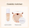 O.TWO.O Face Setting Powder Super Fine Powder Texture Oil-Control 3 Colors Matte Smooth Finish Concealer Makeup Pressed Powder NoirKiss