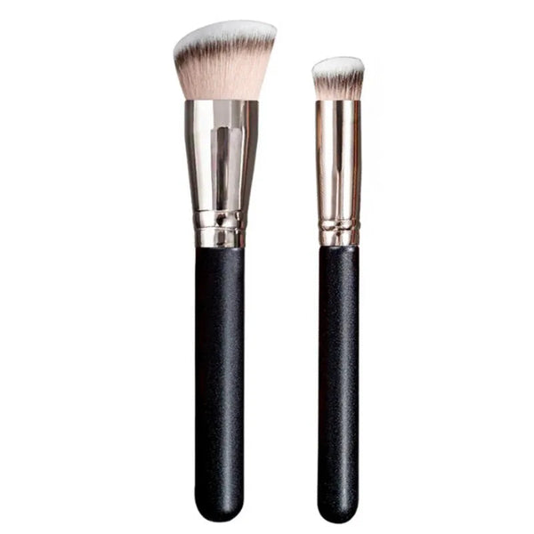 Makeup Brushes Foundation Concealer Angled Seamless Cover Synthetic Dark Circle Liquid Cream Cosmetics Contour Brush Beauty Tool NoirKiss