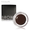 Focallure Eyebrow Gel Waterproof Liquid Eyebrow Cream Eye Cosmetics Long Lasting Eye Brow Makeup Set Plus Brush NoirKiss