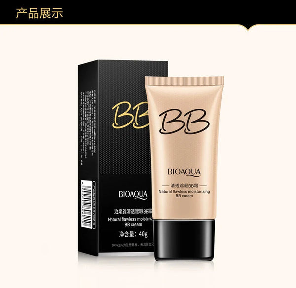 BIOAQUA Natural BB Cream Makeup CC Brighten Concealer Oil-control Refreshing Segregation Base Cosmetics Whitening Moisturizing NoirKiss
