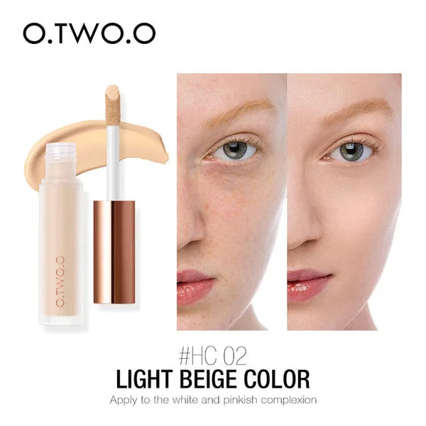O.TWO.O Makeup Face Concealer Full Coverage Long Lasting Waterproof Liquid Base Eye Dark Circles Concealer NoirKiss
