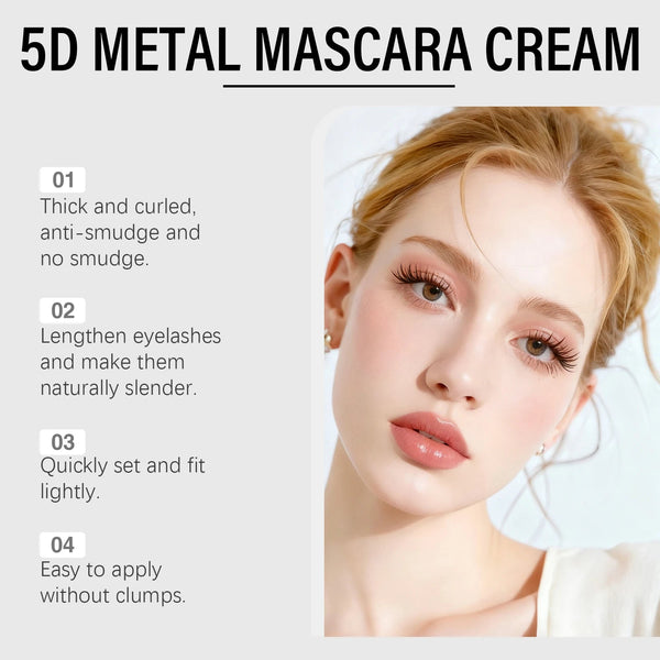 Zephoco Lengthening Eyelash Mascara Vitamin E Eyelash Extensions Waterproof and Sweat Proof Makeup Volume Eyelash Mascara 3.2g NoirKiss