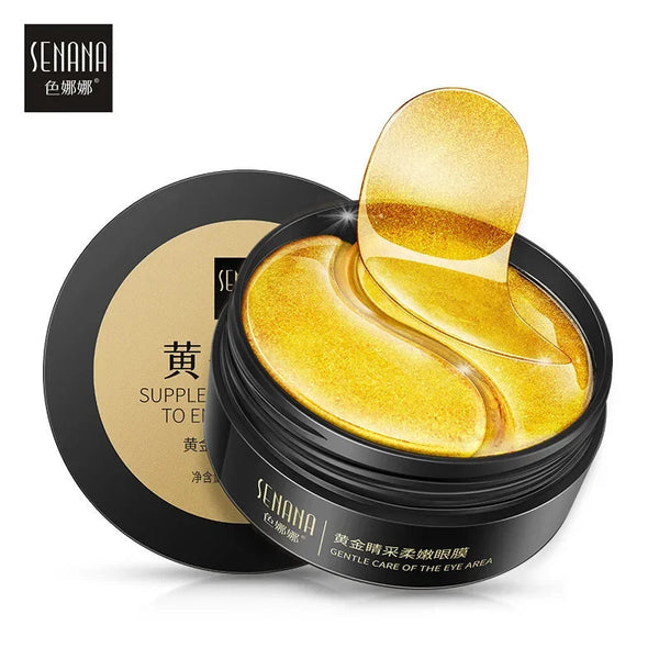Skincare Products 24K Gold Hyaluronic Acid Eye Mask Remove Dark Eye Circles Collagen Eye Patches Korean Face Care Product NoirKiss