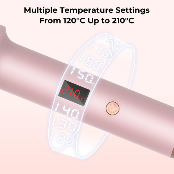 1.5 Inch Hair Curling Iron Brush Ceramic Thermal Brush Heated Round Brush Hair Electric Heating Brush Electric Hair Curler Comb NoirKiss