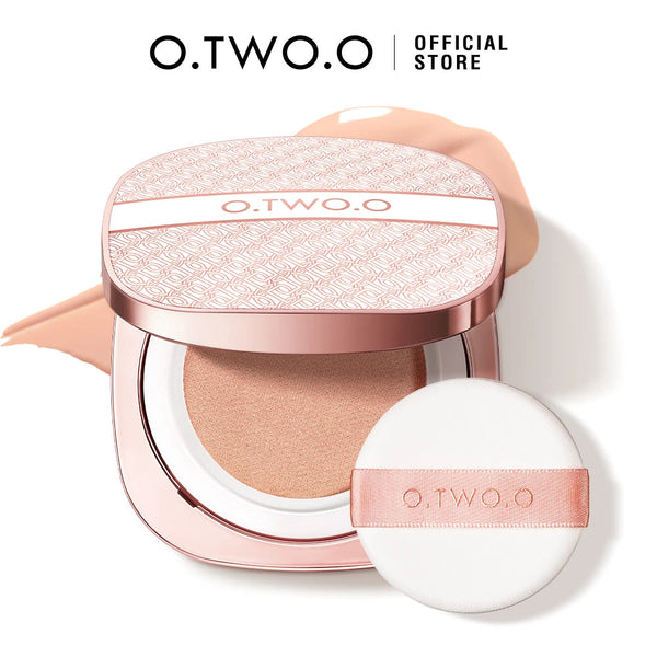 O.TWO.O Air Cushion BB Cream Matte Finish Waterproof Non-stick Long-lasting Oil-control Cushion Compact With Puff Face Makeup NoirKiss