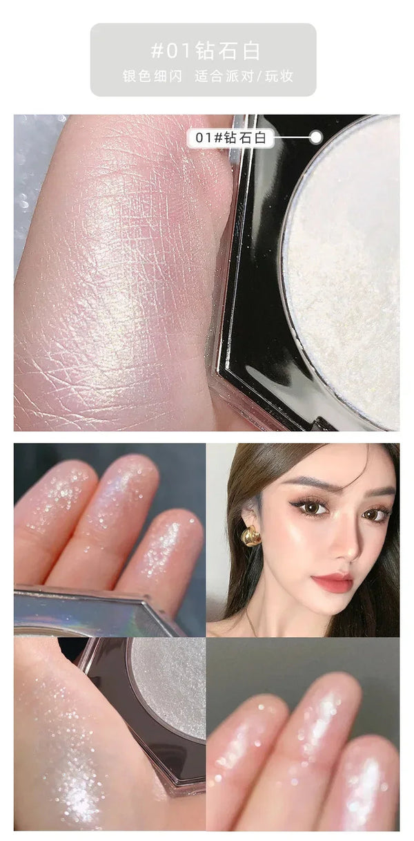 Diamond High Gloss Powder Matte Contour Palette Natural Pearlescent Brightening Shimming Glitter For Face Body Makeup Cosmetics NoirKiss